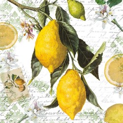 Χαρτοπετσέτα για decoupage, 1τεμ, Lemon